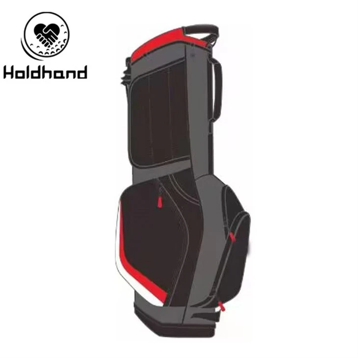 Tas Golf Stand Tahan Air Desain Fashion 7 arah Fashion Menyesuaikan OEM