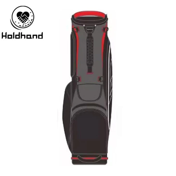 Customized Brand Pu Leather Material 14-way Golf Carry Bag factory