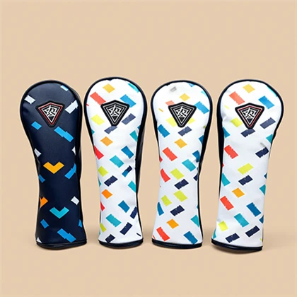Penutup Kepala Pengemudi Golf OEM & kulit PU dengan logo desain baru