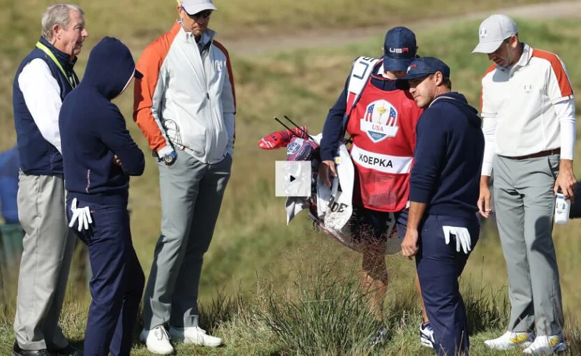 Aturan Miffs Brooks Koepka, Daniel Berger di Foursomes Loss