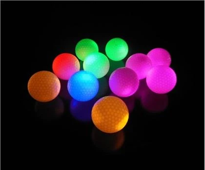 Berbagai Warna Glowing Led Golf Range Ball