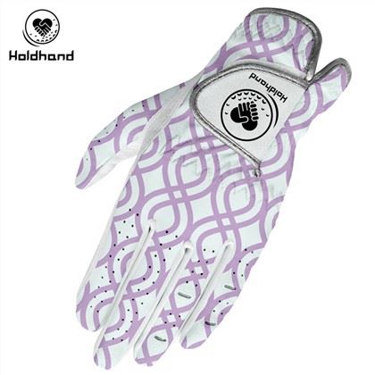 China Soft Touching PU Cabretta Golf Sarung Tangan Logo Kustom OEM